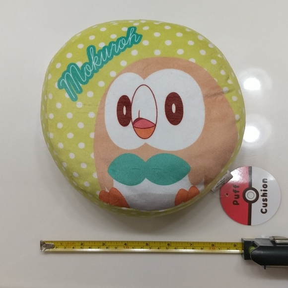 Otake Moroshita Toys Rowlet Mokuroh Pokemon Puff Cushion Poshmark